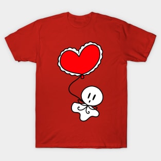 Heart Balloon Ghost T-Shirt
